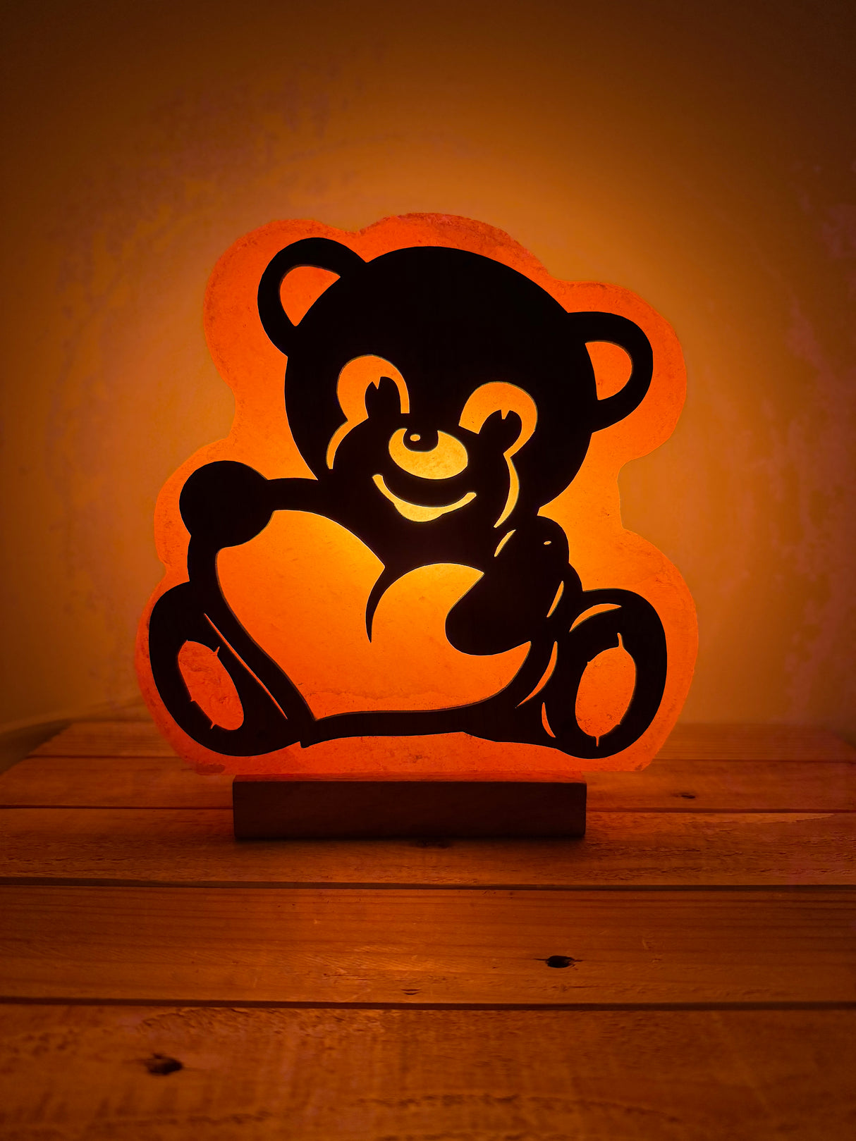 Himalaya Zoutlamp - Beer 3D - incl. kabel & reservelampje