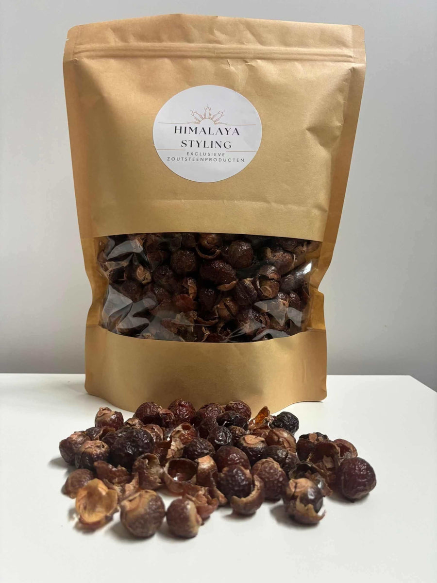 Natuurlijk Wassen Pakket – Wasnoten 1 kg, Wasnotenpoeder, 2 Waszakjes & Etherische Olie